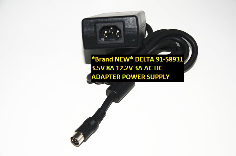 *Brand NEW*DELTA 91-58931 6pin AC100-240V 12.2V 3A 3.5V 8A AC DC ADAPTER POWER SUPPLY